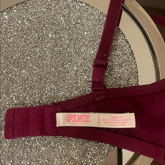 PINK Victoria's Secret Floral Lace Bra (34DDD/F) - Picture 4 of 4